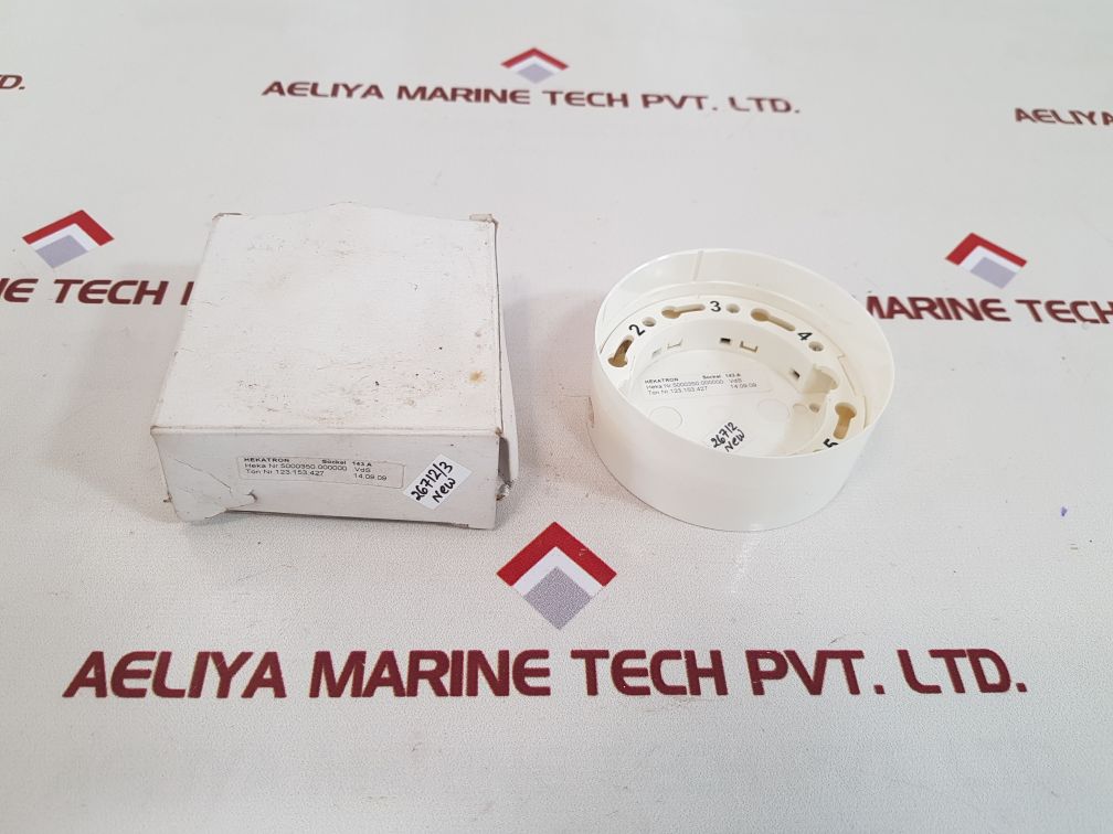 Set of 4x Hekatron 143a detector base 5000350.000000 vds