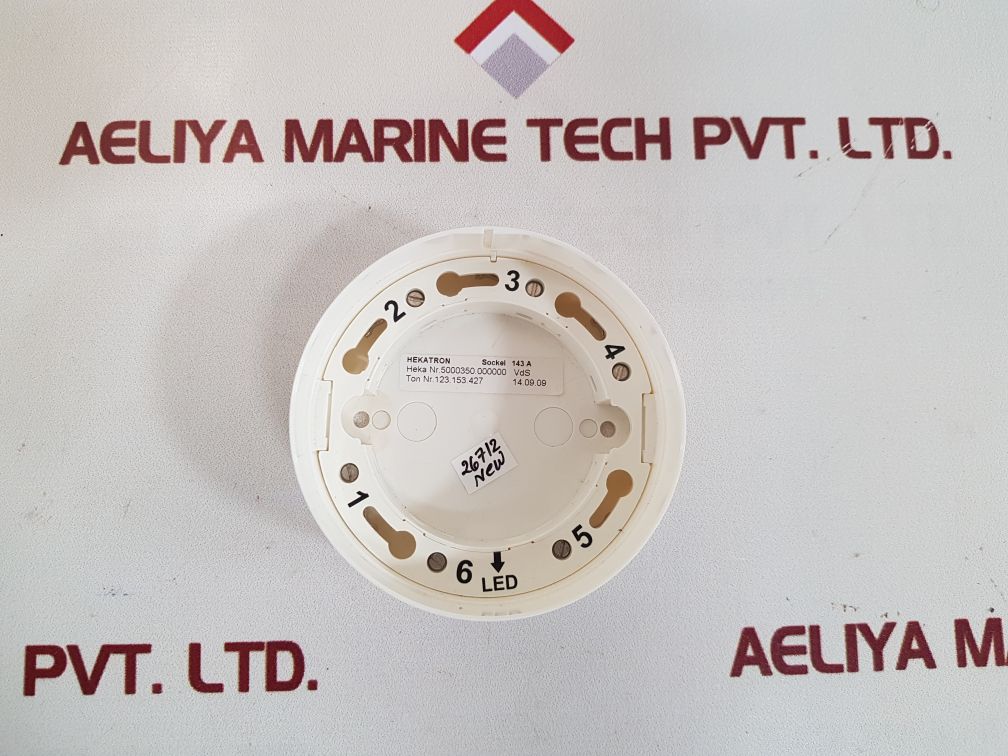 Set of 4x Hekatron 143a detector base 5000350.000000 vds