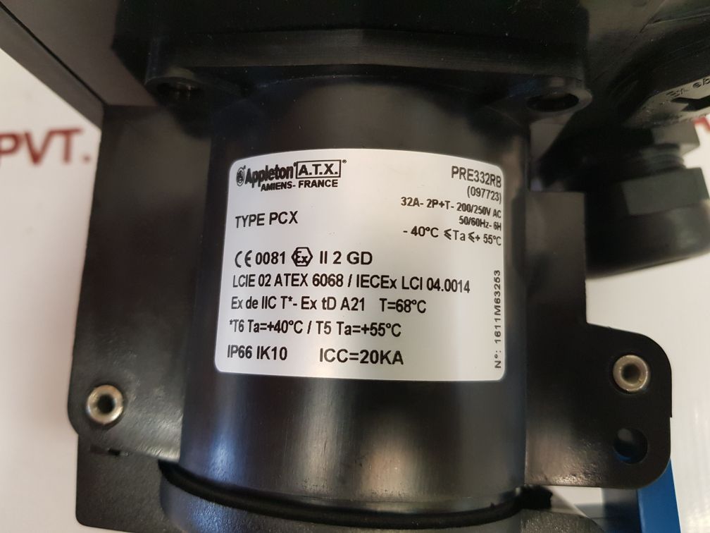 Appleton Pre332Rb Power Electrical Socket