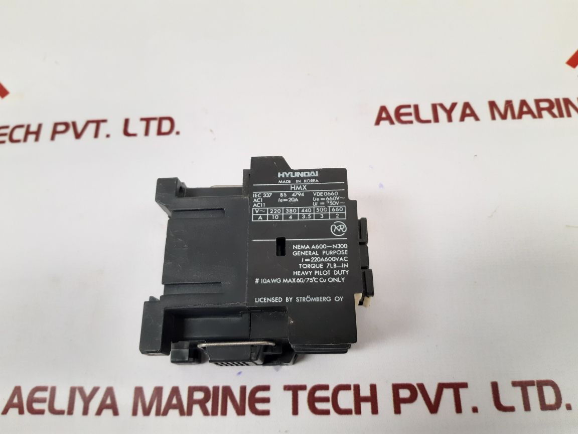 Hyundai Hmx 31 Control Relay