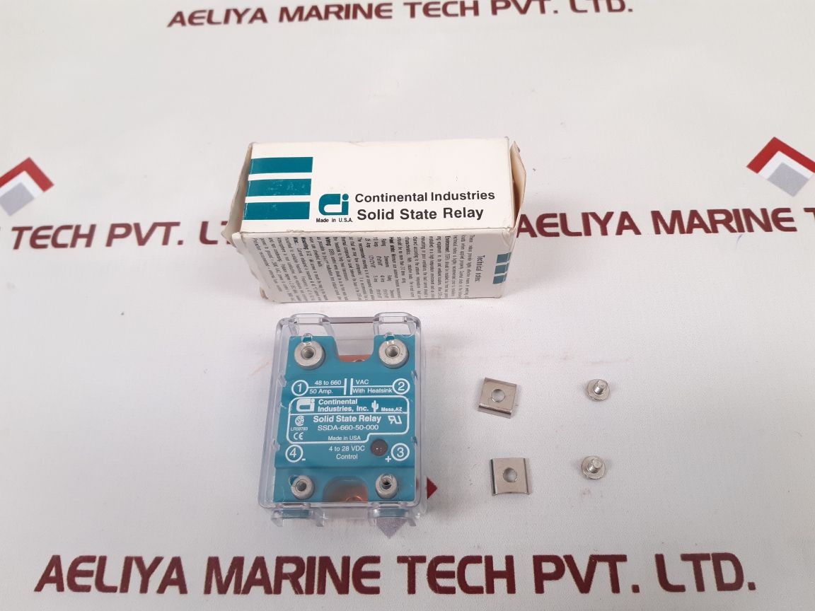 Continental Ssda-660-50-000 Solid State Relay 669V 50A