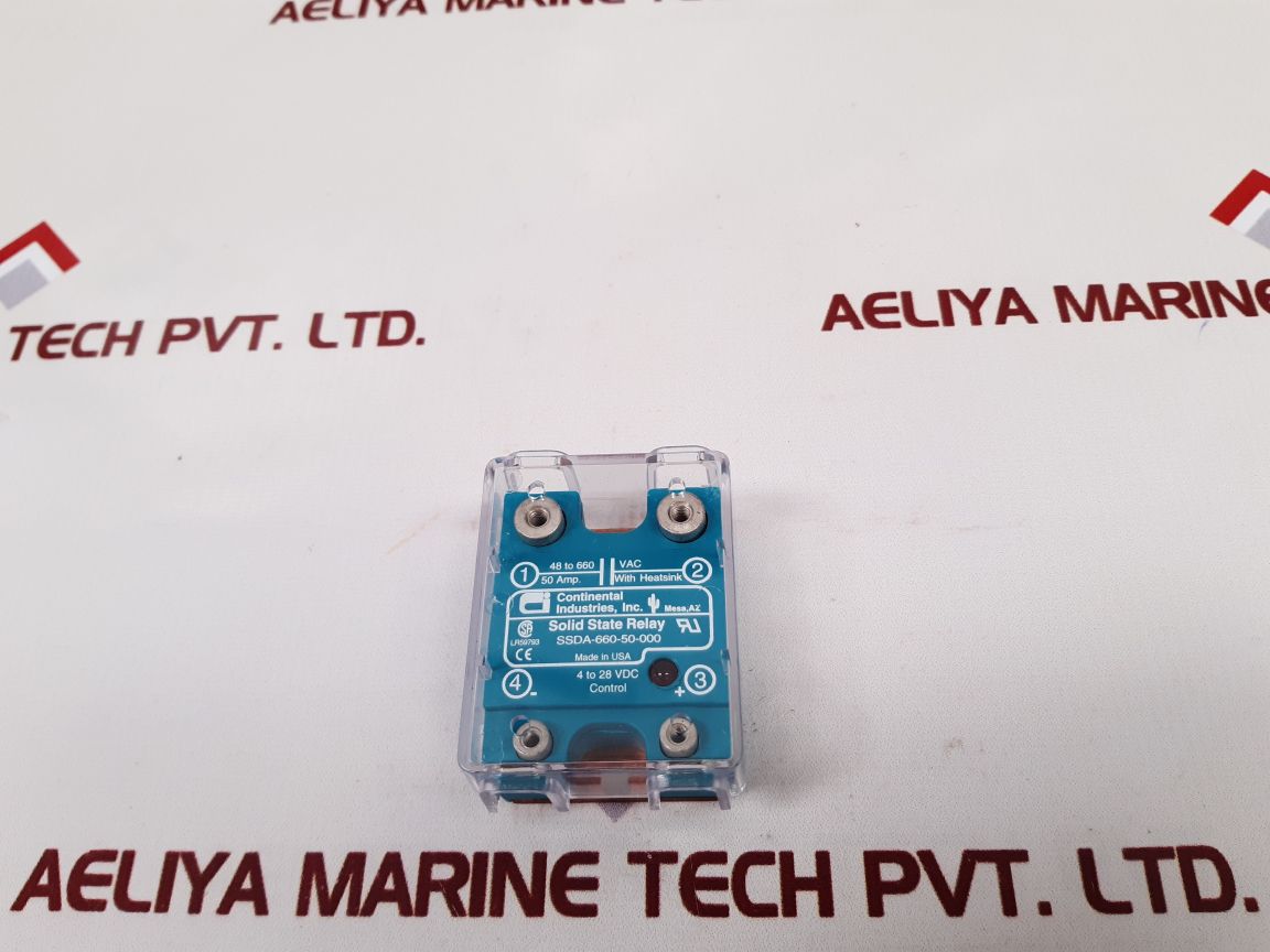 Continental Ssda-660-50-000 Solid State Relay 669V 50A