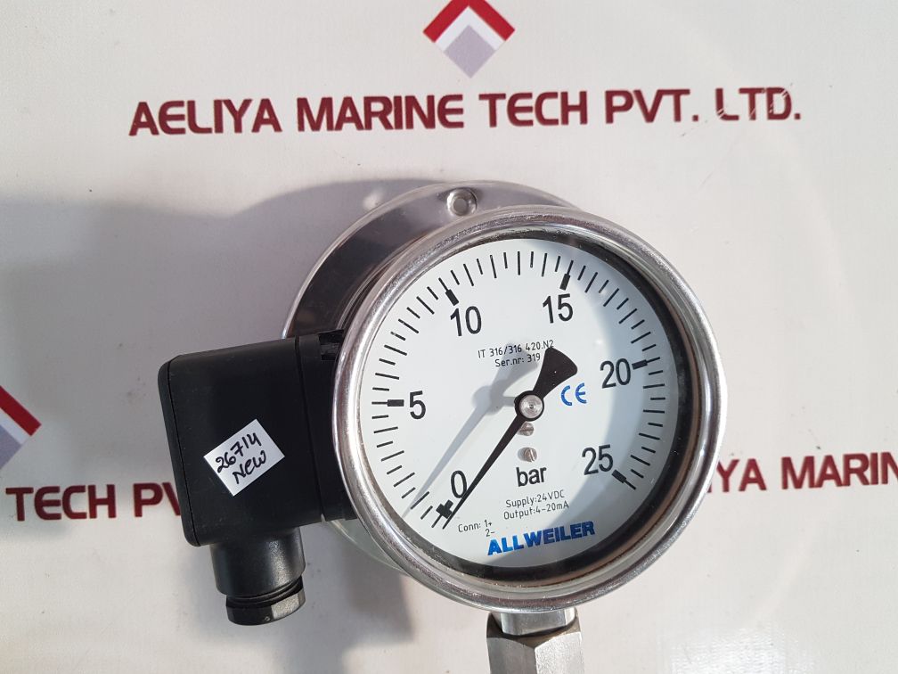 Allweiler it 316/316 420.n2 bar gauge