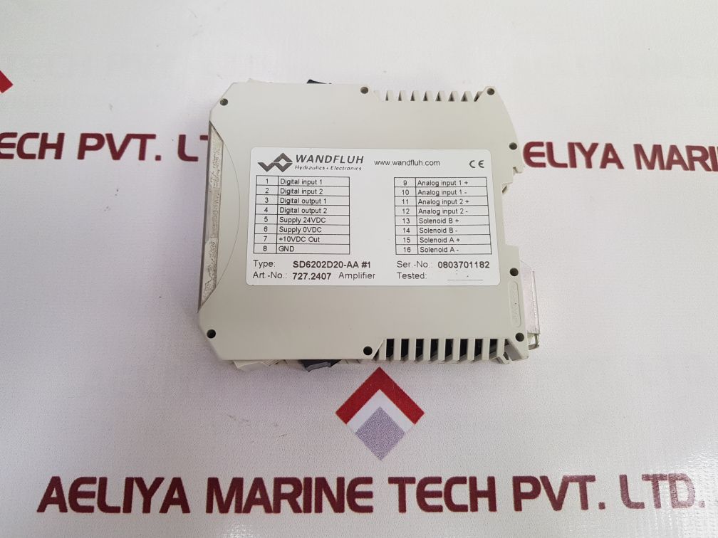 Wandfluh 727.2407 Amplifier And Controller Sd6202D20-aa #1