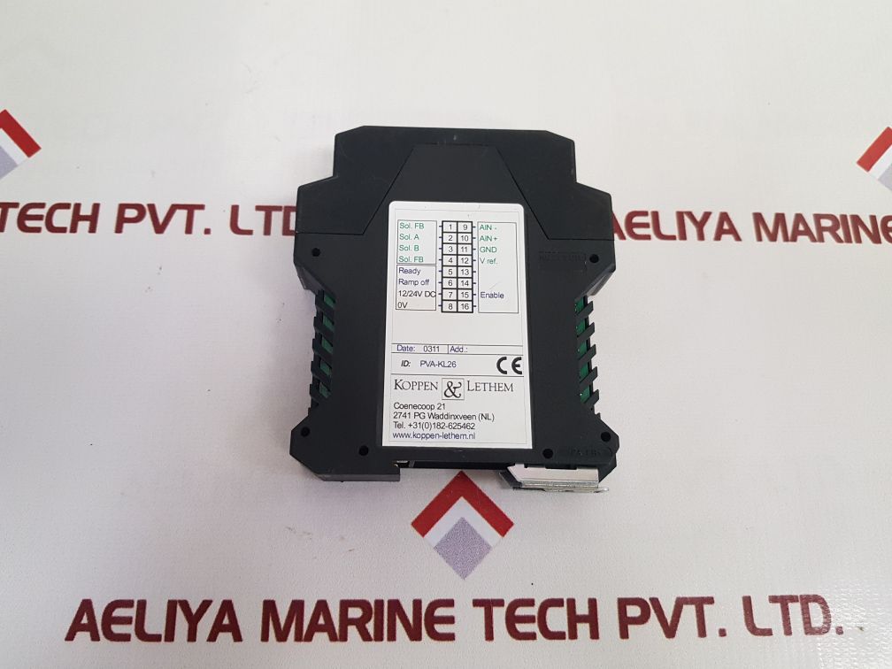 Koppen & Lethem Pva-kl26 Digital Signal Module 12/24Vdc