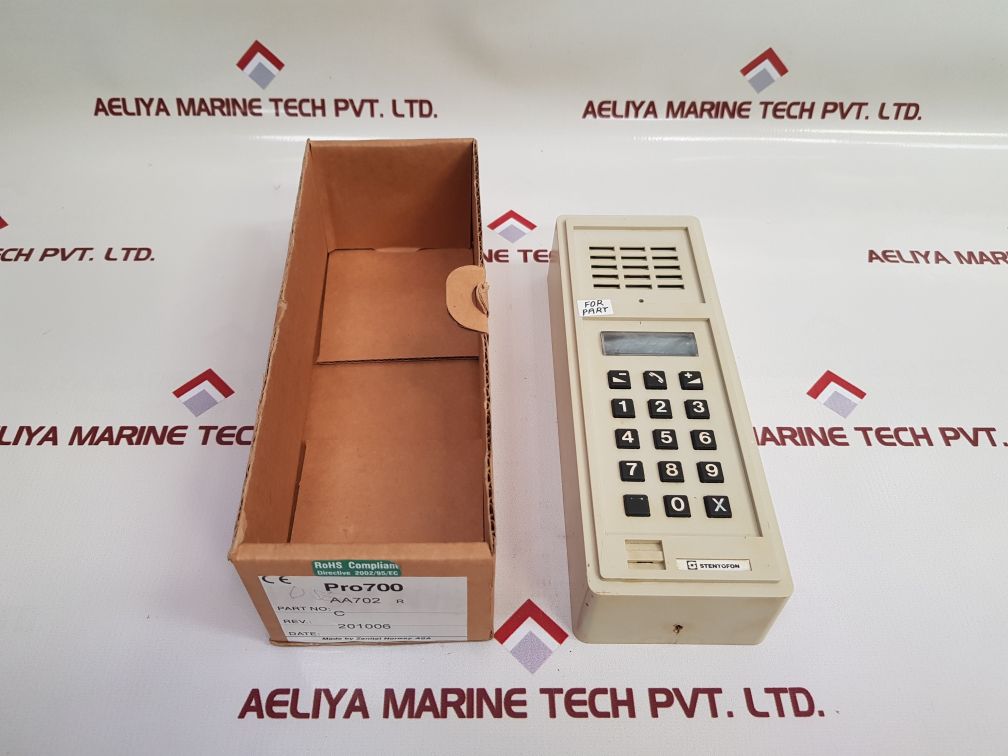 Zenitel Aa702 Wall Master Station With Display Aa702R