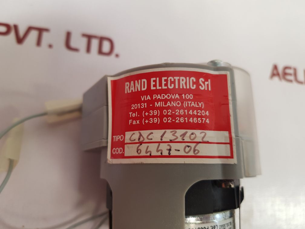 Rand Electric Cdc13102 Timer
