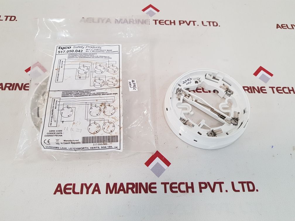 Set of 2x Tyco 517.050.042 continuity base