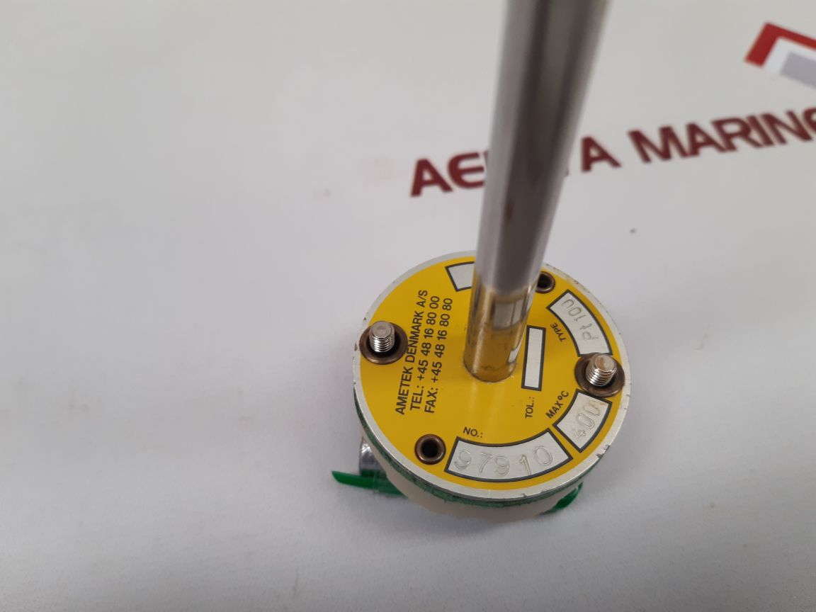 Ametek Pt100 Temperature Sensor Shaft Max°C: 400