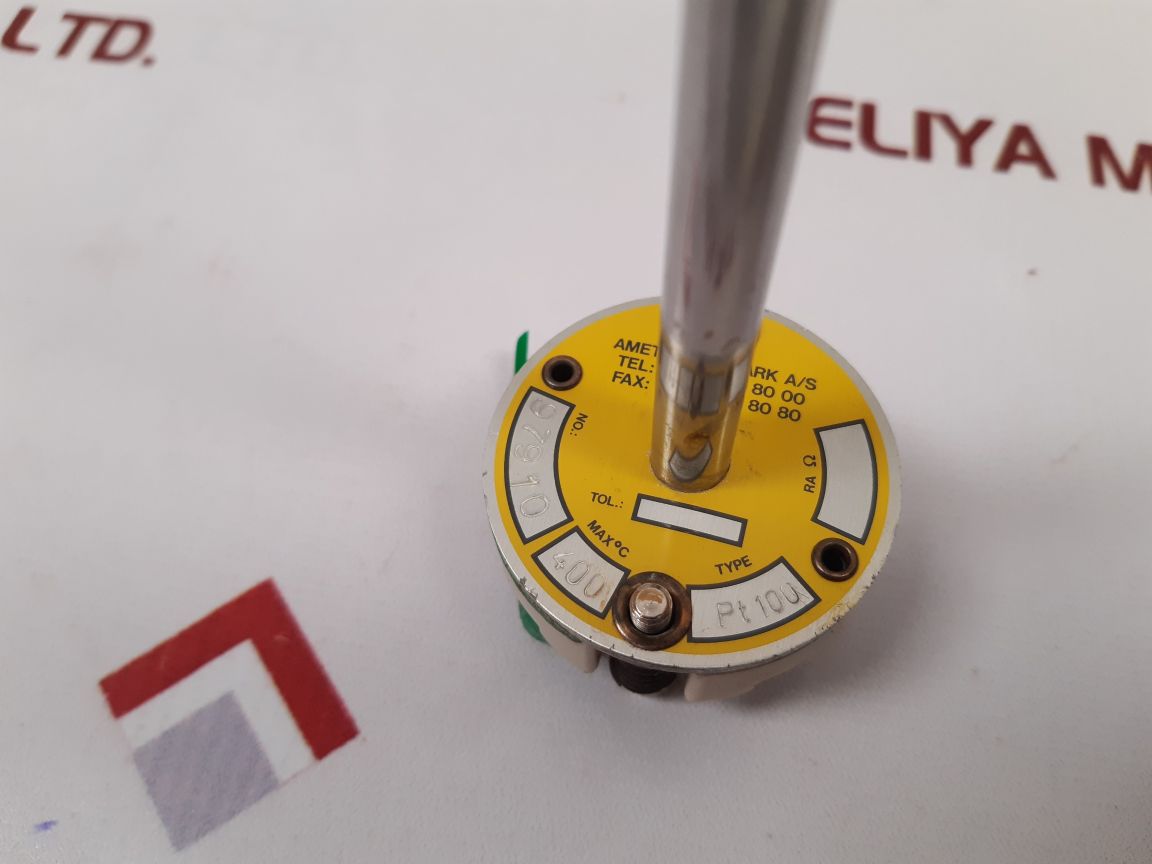 Ametek Pt100 Temperature Sensor Shaft Max°C: 400