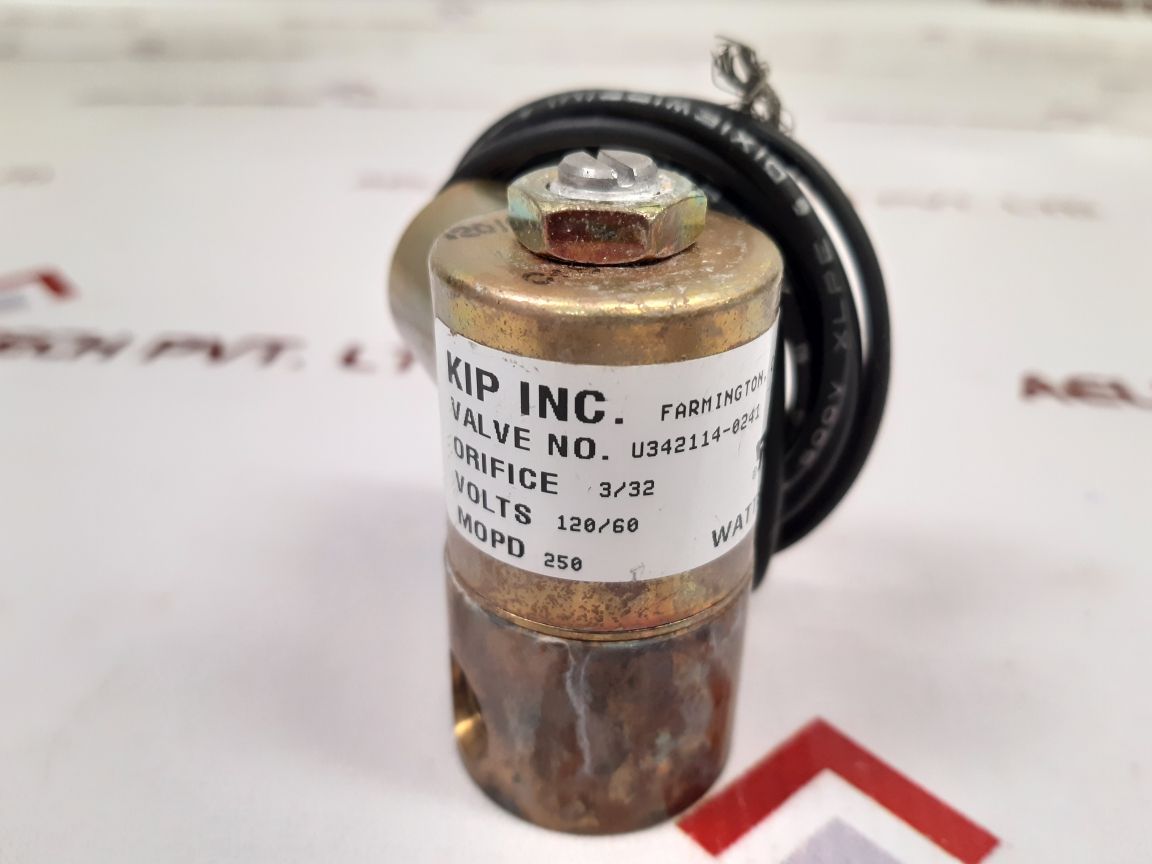 Ingersoll-rand/Kip U342114-0241 Solenoid Valve