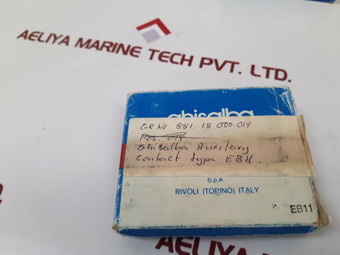 Ghisalba Eb11 Auxiliary Contact Block