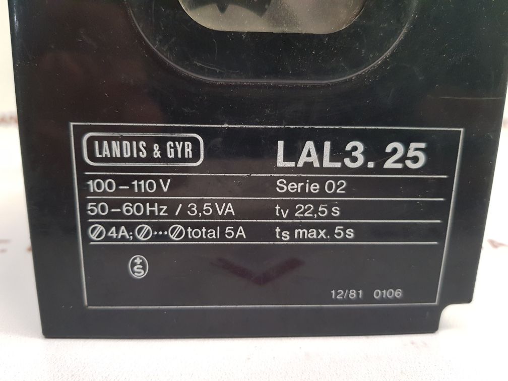 Landis & Gyr Lal3.25 Boiler Program Control Used