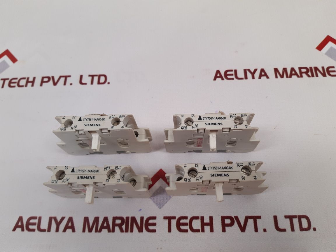 Siemens 3Ty7561-1Aa00-8K Auxiliary Contact Block