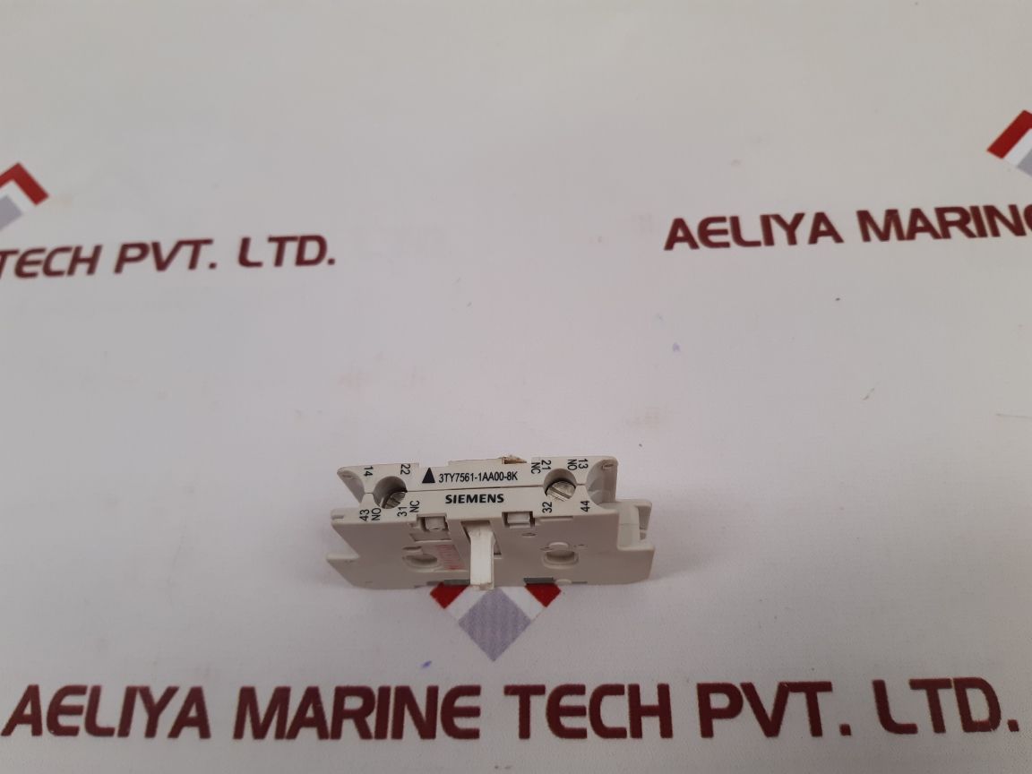 Siemens 3Ty7561-1Aa00-8K Auxiliary Contact Block