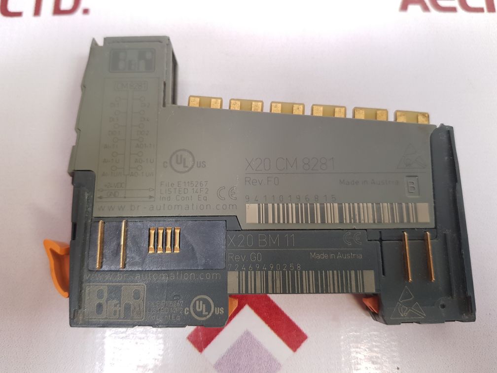 B&R X20 Cm 8281 I/O Module
