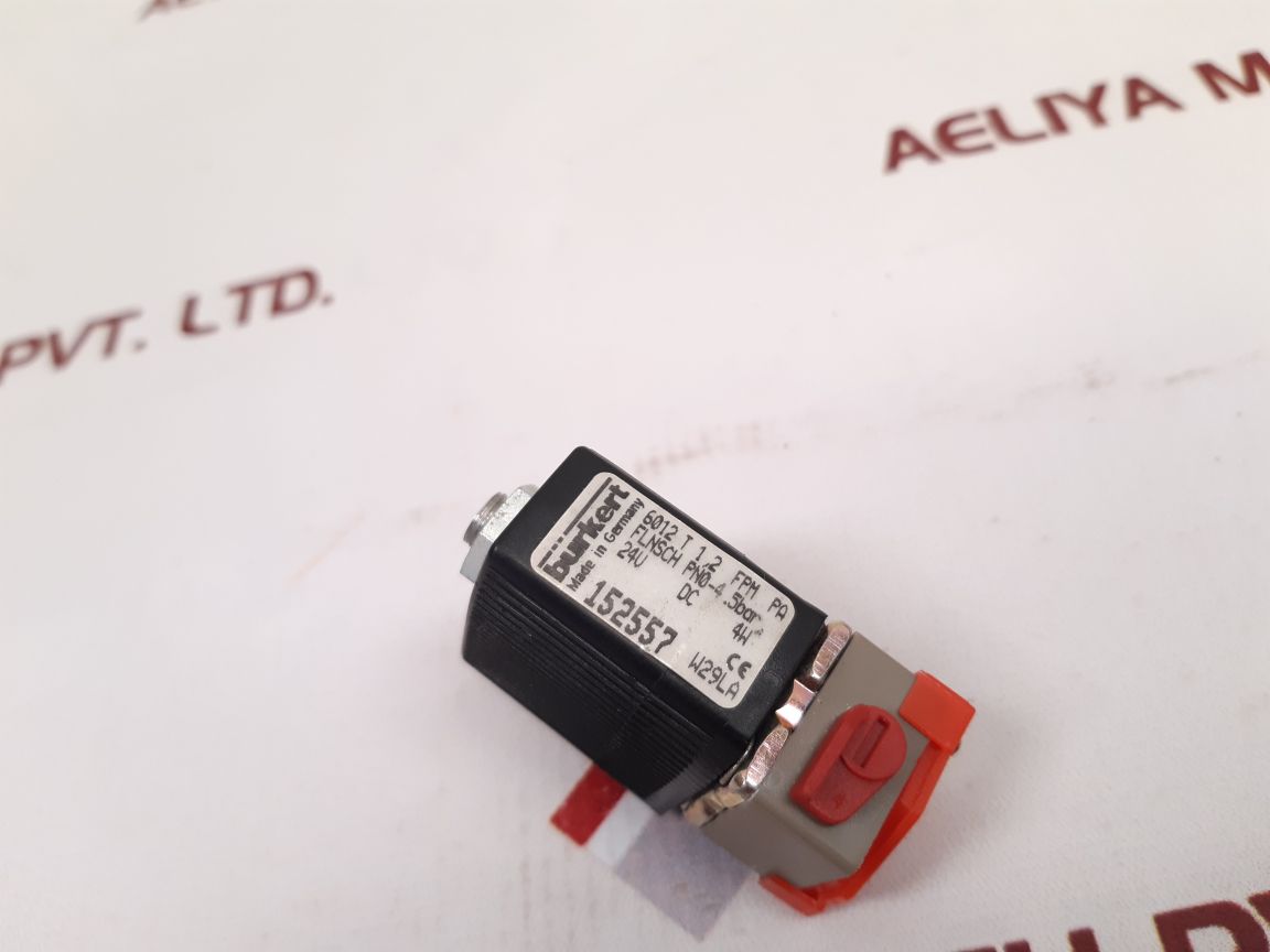 Burkert 6012 T 1, 2 Fpm Pa Solenoid Valve