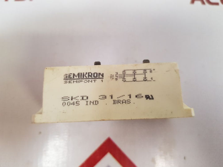 Semikron Skd 31/16 Bridge Rectifier Module