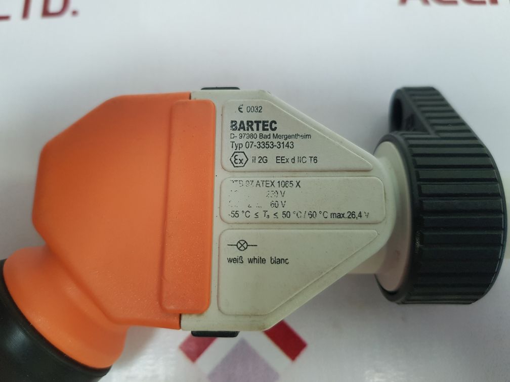 Bartec 07-3353-3143 White Lamp Module Used One