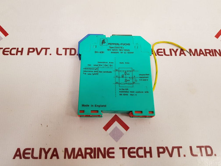 Pepperl+Fuchs Z667/Ex Barrier Diode Ex 822097