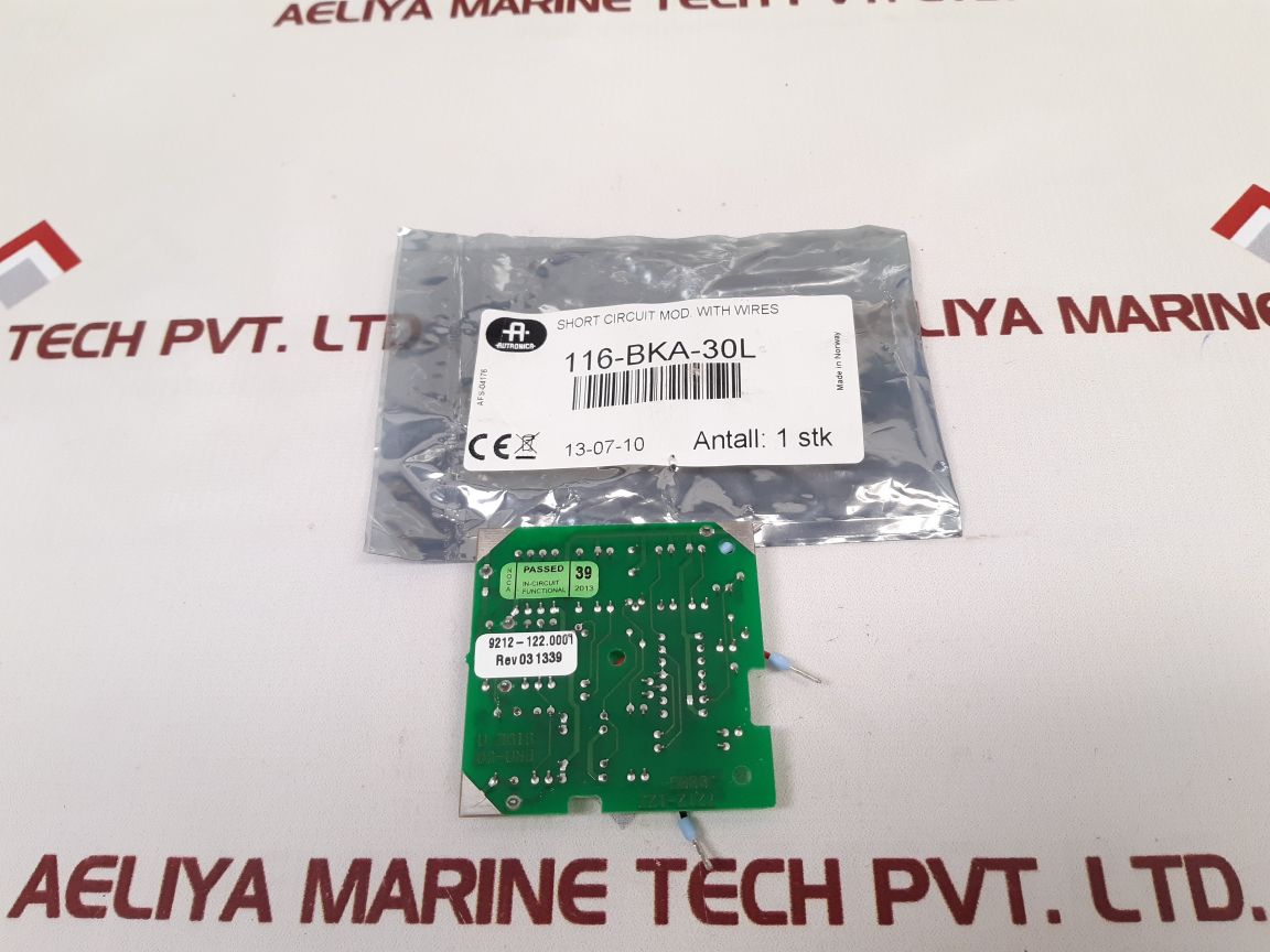 Autronica Bka-30 Short Circuit Mod. With Wires