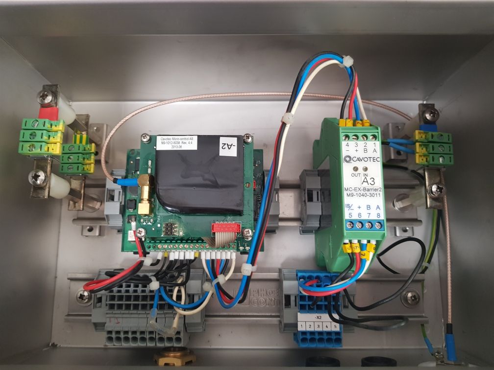 Bartec technor/cavotec micro-control remote control mc-3300 ex terminal box