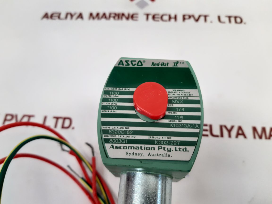 Asco 8320G182 Red-hat Solenoid Valve