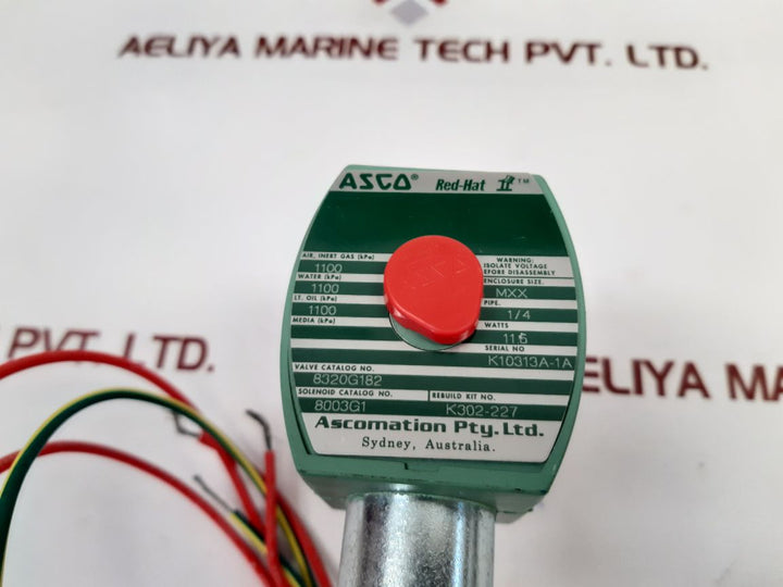 Asco 8320G182 Red-hat Solenoid Valve