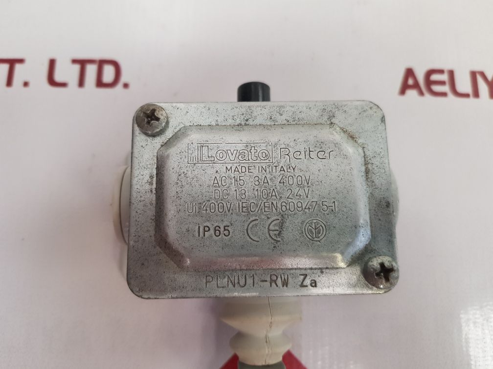 Lovato Plnu1-rw Za Limit Switch Ip65 Roller Push Plunger, Contacts