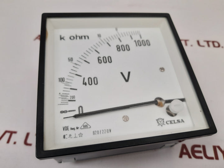 Celsa eg96 voltmeter 0-1000v
