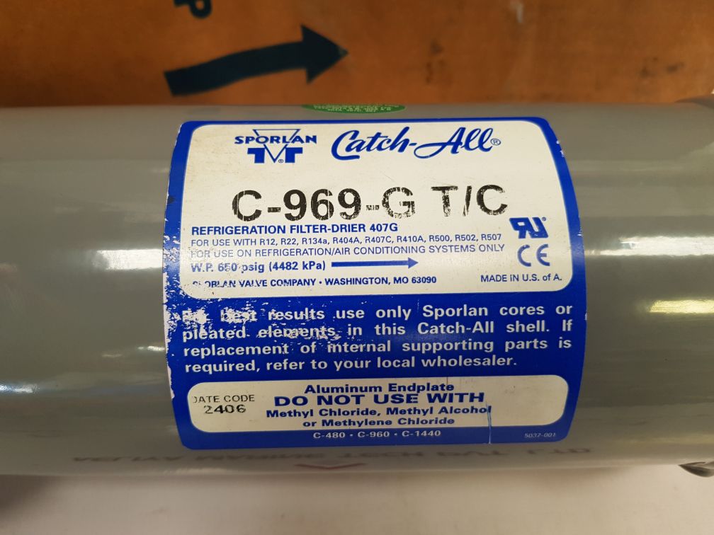 Sporlan C-969-g T/C Refrigeration Filter-drier