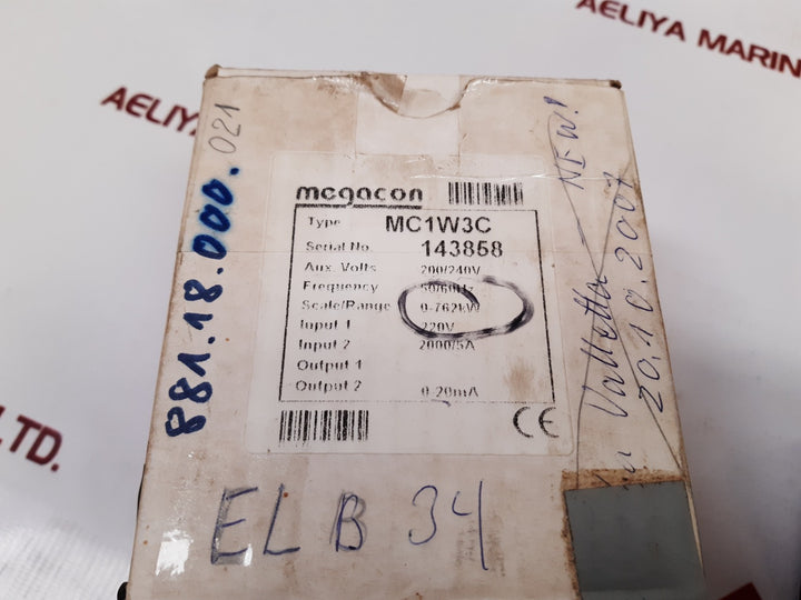 Megacon Mc1W3C Power Transducer