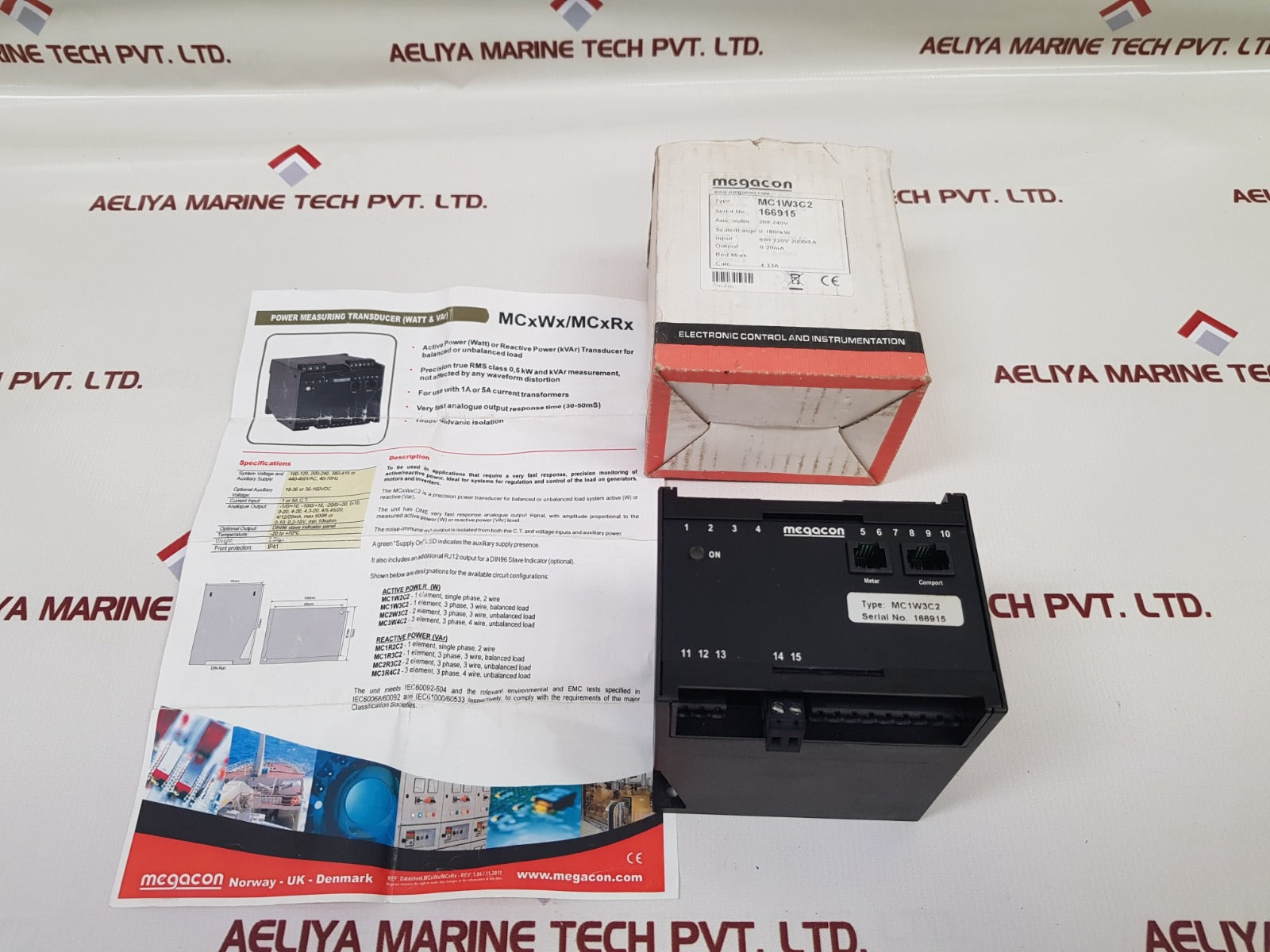 Megacon Mc1W3C2 Power Measuring Transducer