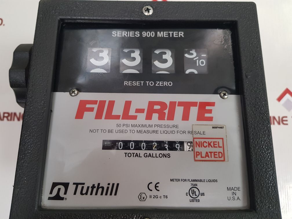 Tuthill Series 900 Fill-rite Meter – Aeliya Marine Tech