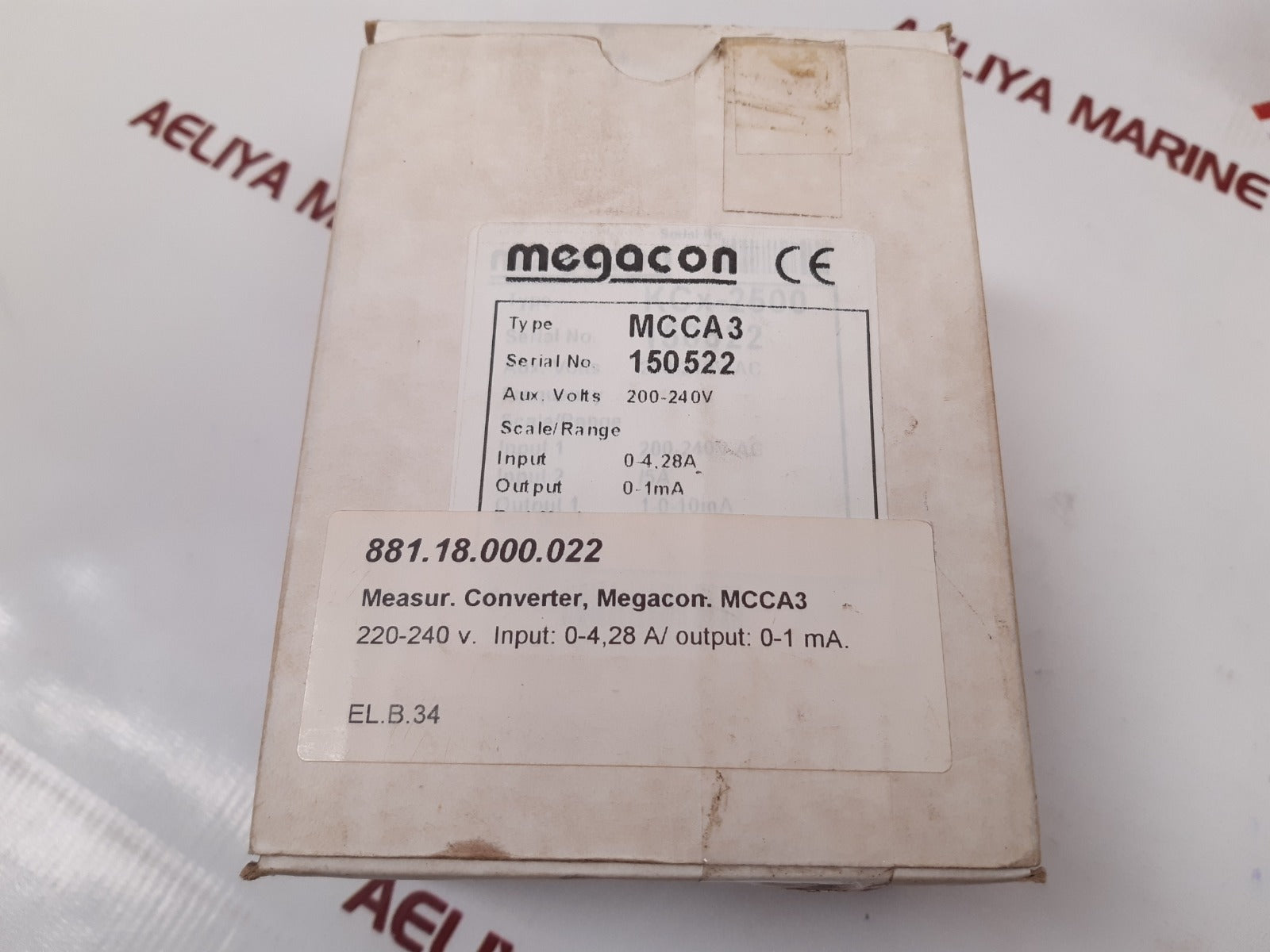 Megacon Mcca3 Ac Current Transducer