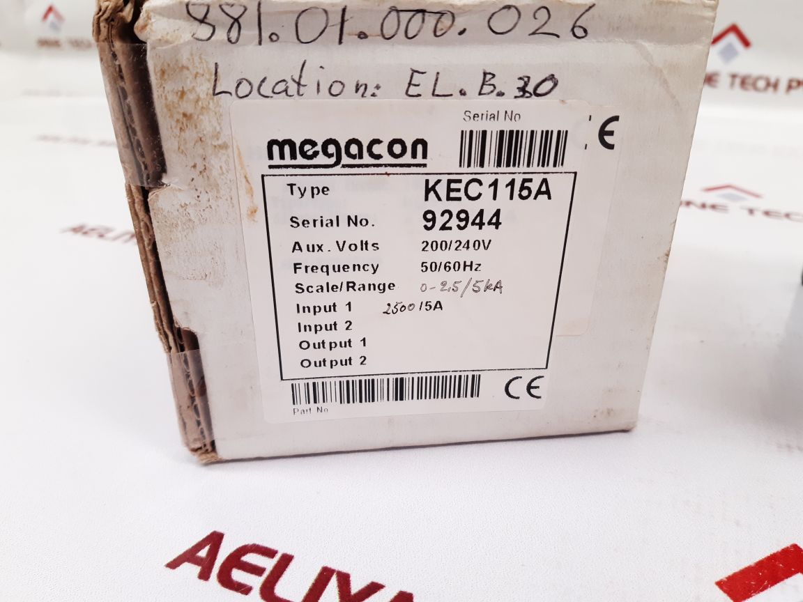 Megacon Kec115A 3 Phase Short Circuit Guard