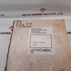Stromberg Oesa 00-63 Switch Fuse