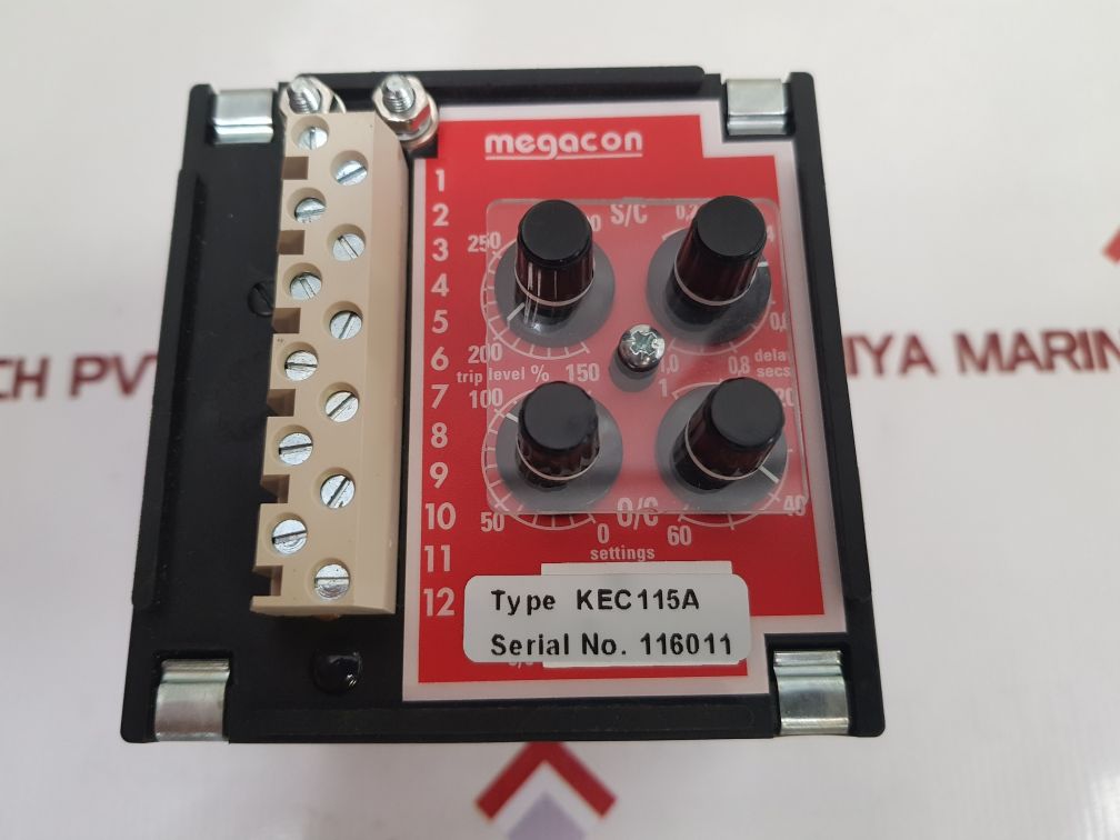 Megacon Kec115A 3 Phase Short Circuit Guard 0-2/4Ka