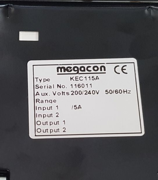 Megacon Kec115A 3 Phase Short Circuit Guard 0-2/4Ka