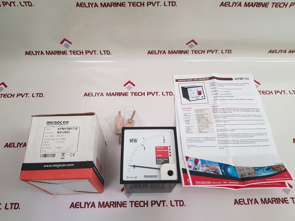 Megacon Kpm13M173E Analogue Guard/Level Controller 0.2-0-2 Mw