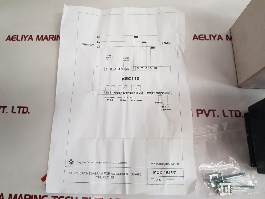 Megacon Kec115F Short Circuit Guard 0-2/4Ka New