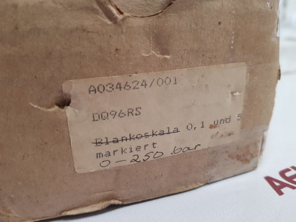 Dq96rs 0-250 bar meter 