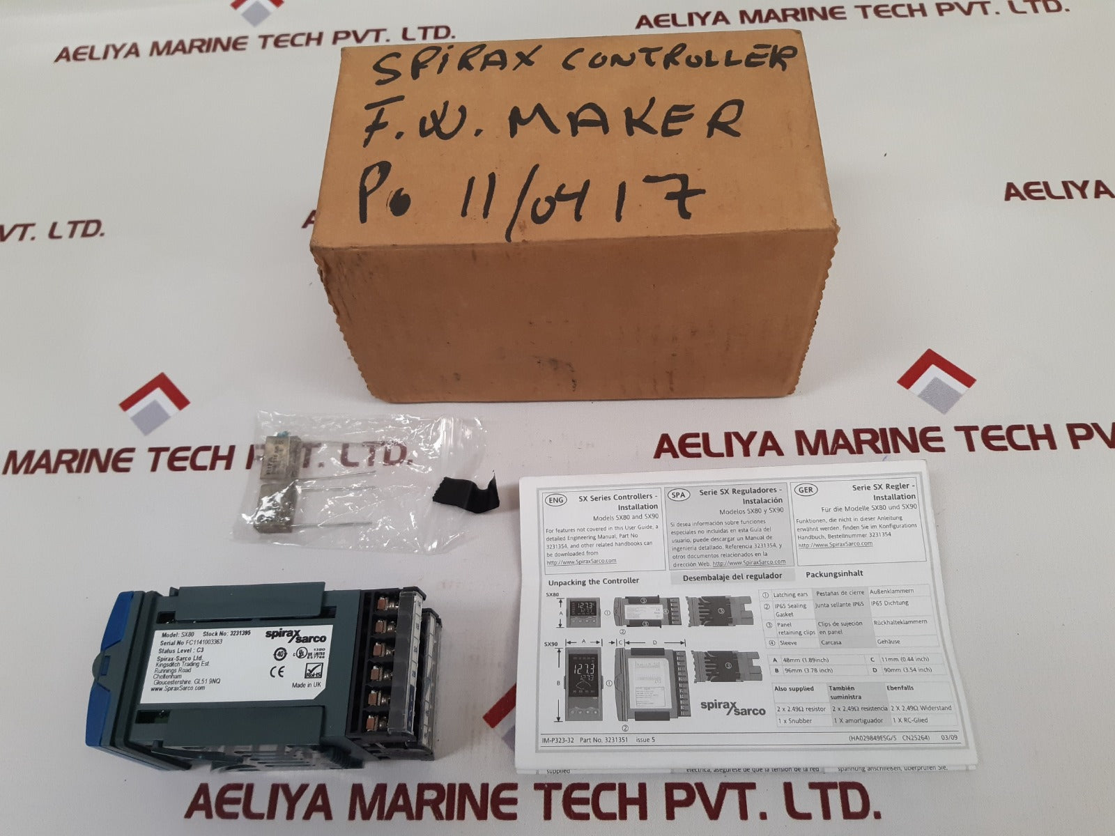 Spirax-sarco Sx80 Process Controller