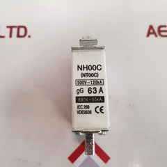 Nh00C Fuse Link (Nt00C) Gg 63A