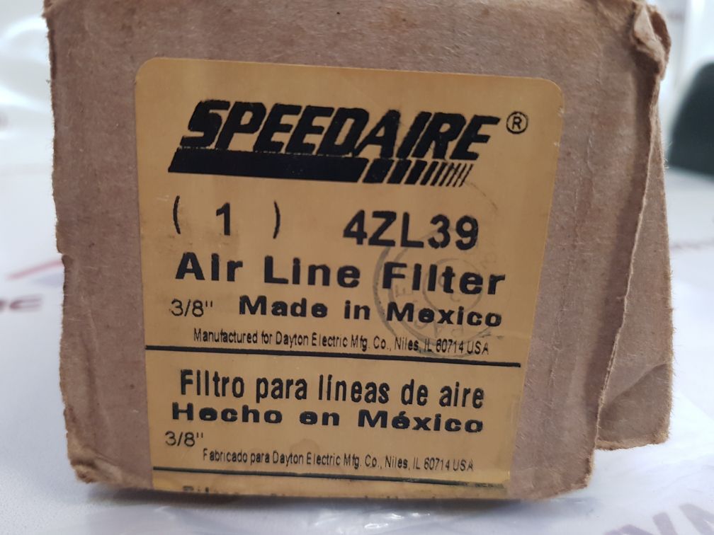 Speedaire 4Zl39 Air Line Filter