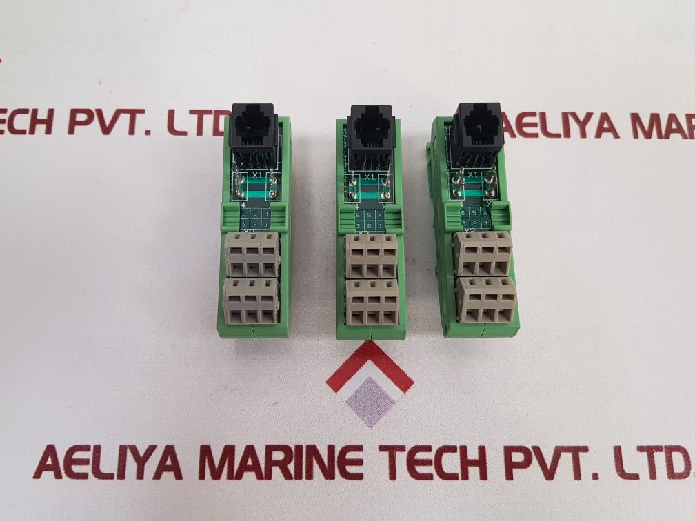 Set of 3x Phoenix contact umk-se 11,25 terminal block