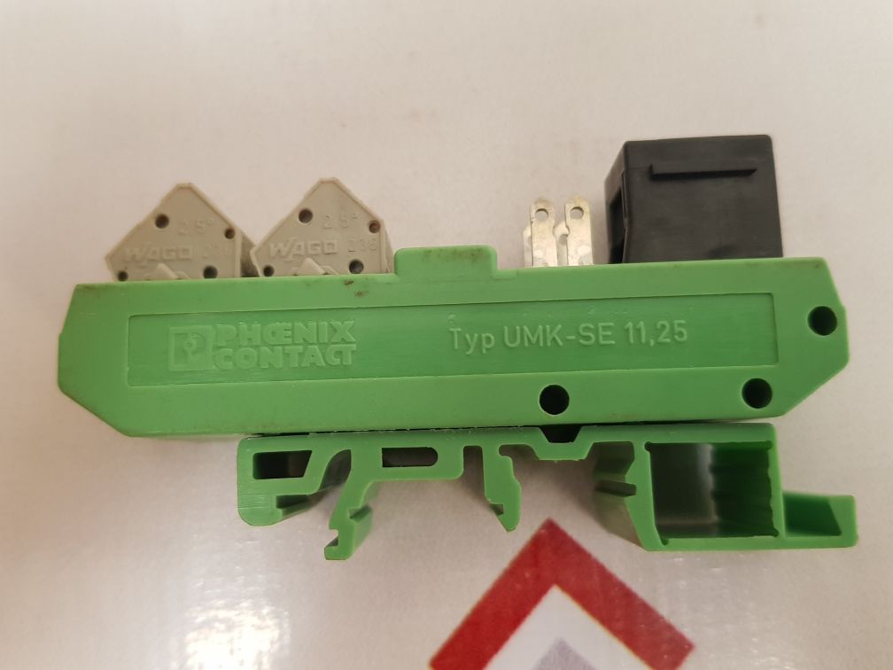Set of 3x Phoenix contact umk-se 11,25 terminal block