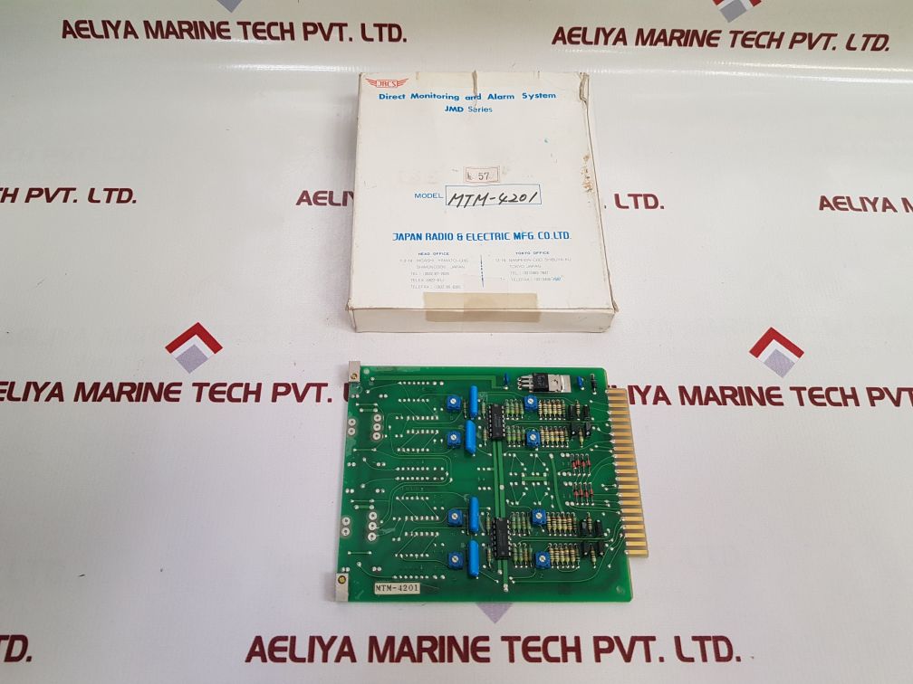 Jrcs Mtm-4201 Direct Monitoring And Alarm System New
