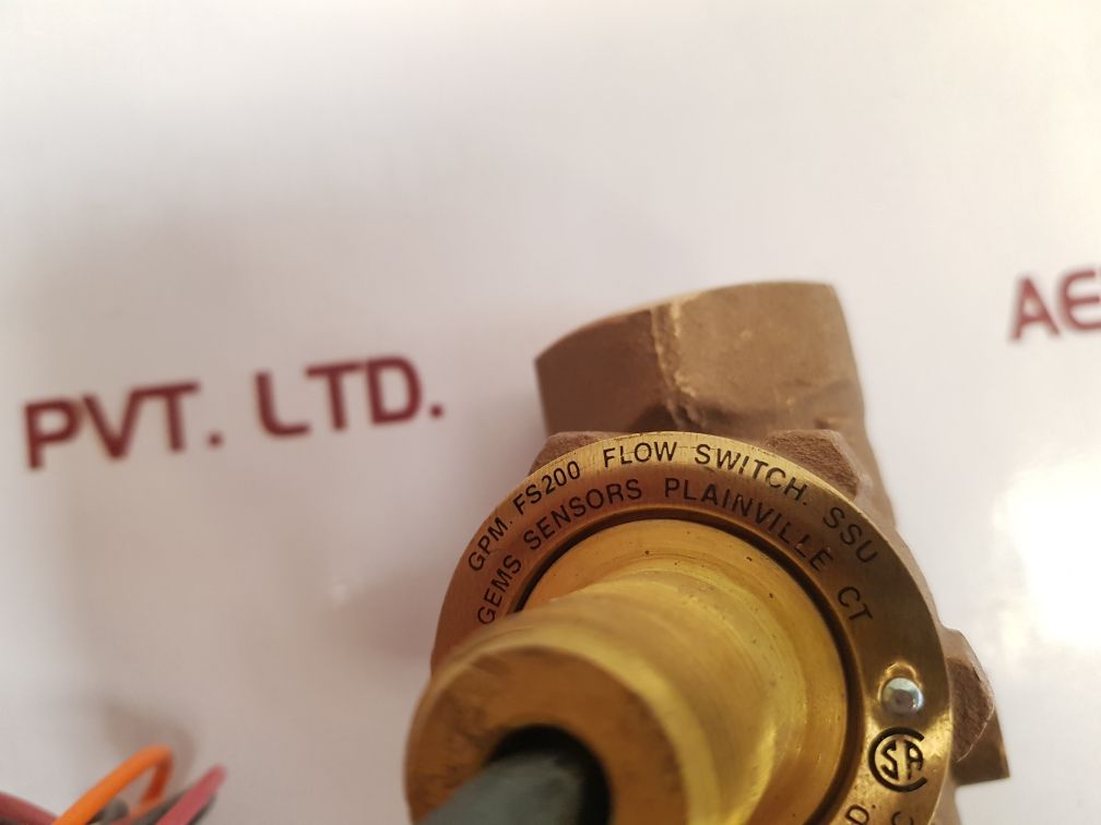 Gems Sensors 26615 Flow Switch Fs200