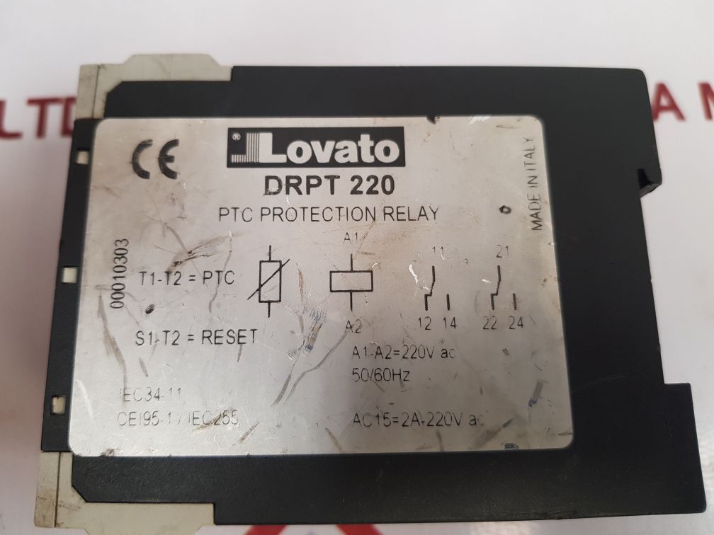 Lovato Drpt 220 Ptc Protection Relay